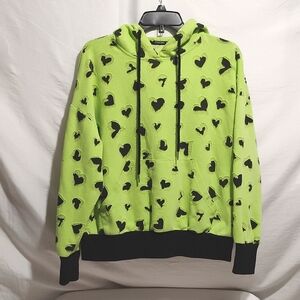 SALE! RARE! CHICSKY Heart Distressed Oversized Hoodie Sz.M